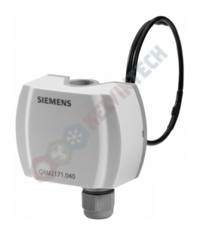 Kanałowy czujnik temperatury Siemens QAM2171.040 (kapilara 0,4m)